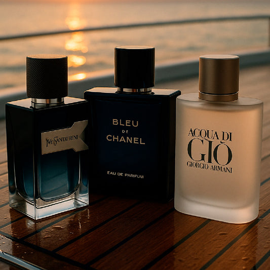 BLEU, AQUA, YVES SAINT LAURENT FB